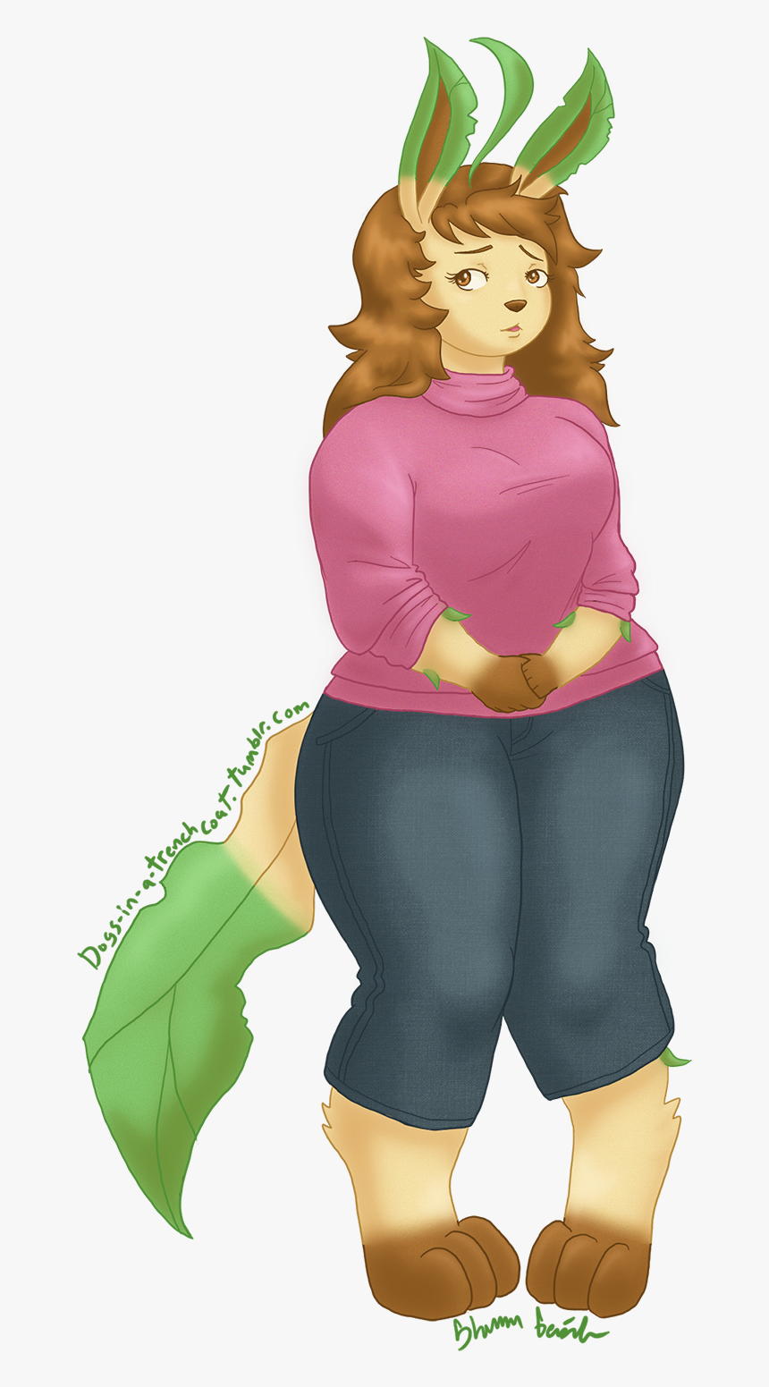 Leafeon Girl, HD Png Download