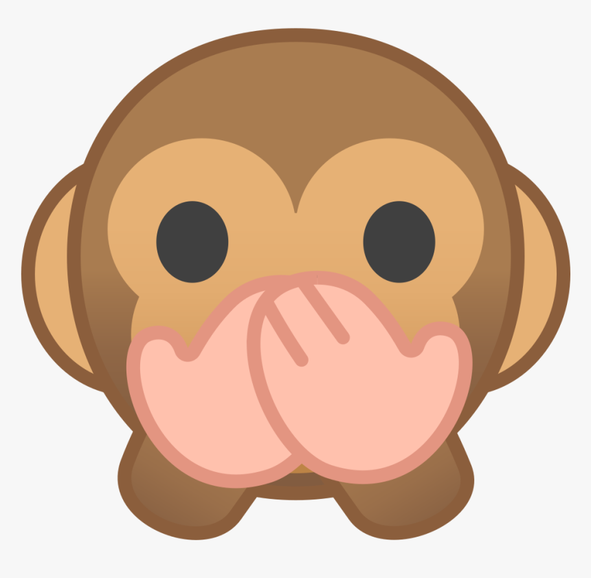 World Monkey,primate - Speak No Evil Monkey Emoji, HD Png Download