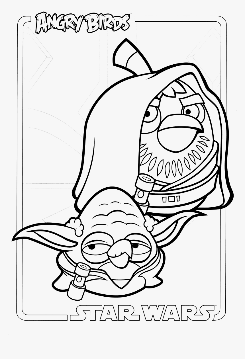 Star Wars Angry Bird Yoda Bird, HD Png Download