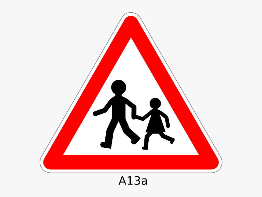 Traffic Sign School Ahead, HD Png Download