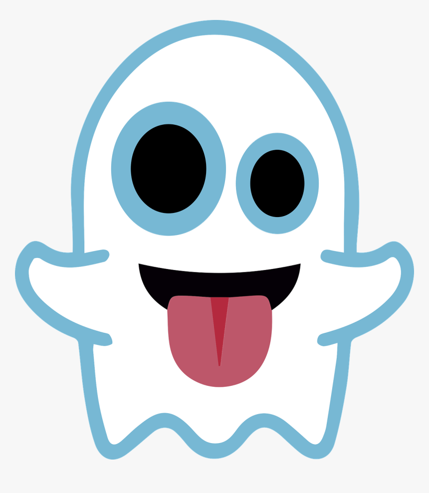 Ghost Emoji Halloween Free Picture - อี โม จิ ผี, HD Png Download
