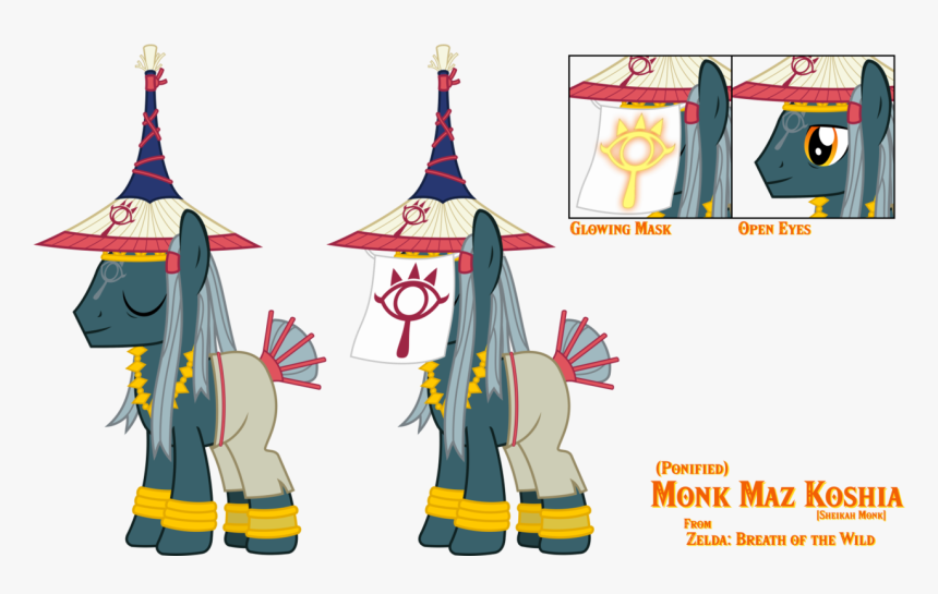 Sketchmcreations, Bracelet, Breath Of The Wild, Clothes, - Legend Of Zelda Monk Maz Koshia, HD Png Download