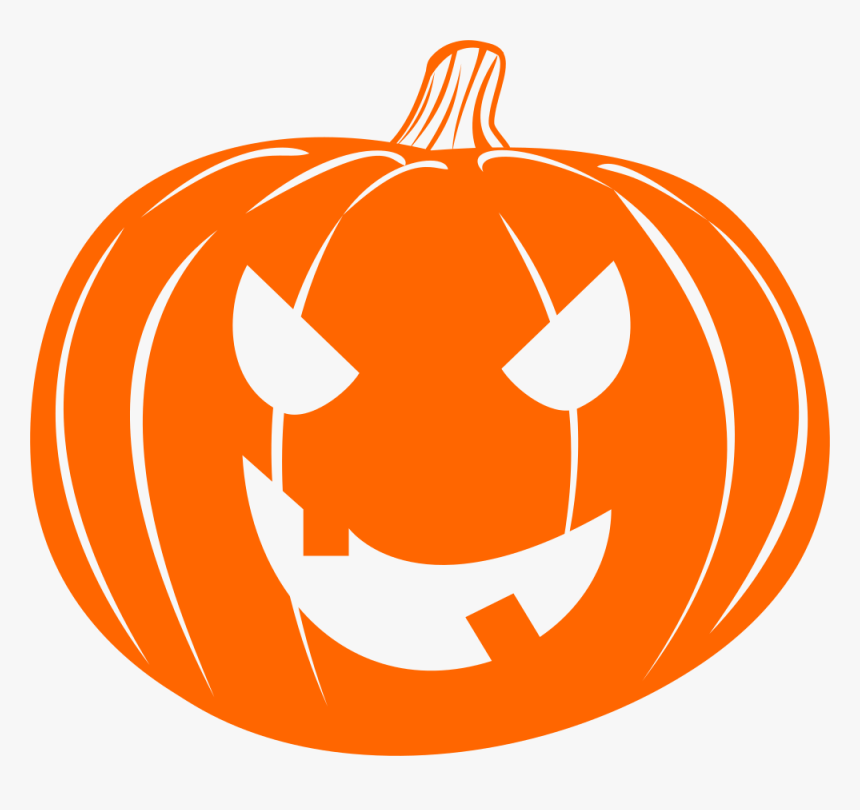 Scary Jack O Lantern Clipart, HD Png Download