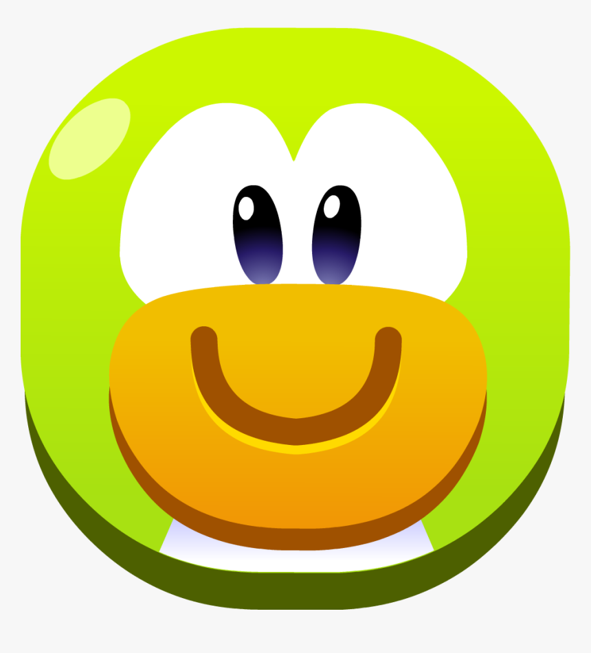 Clip Art Download Green Club Penguin Island Help, HD Png Download