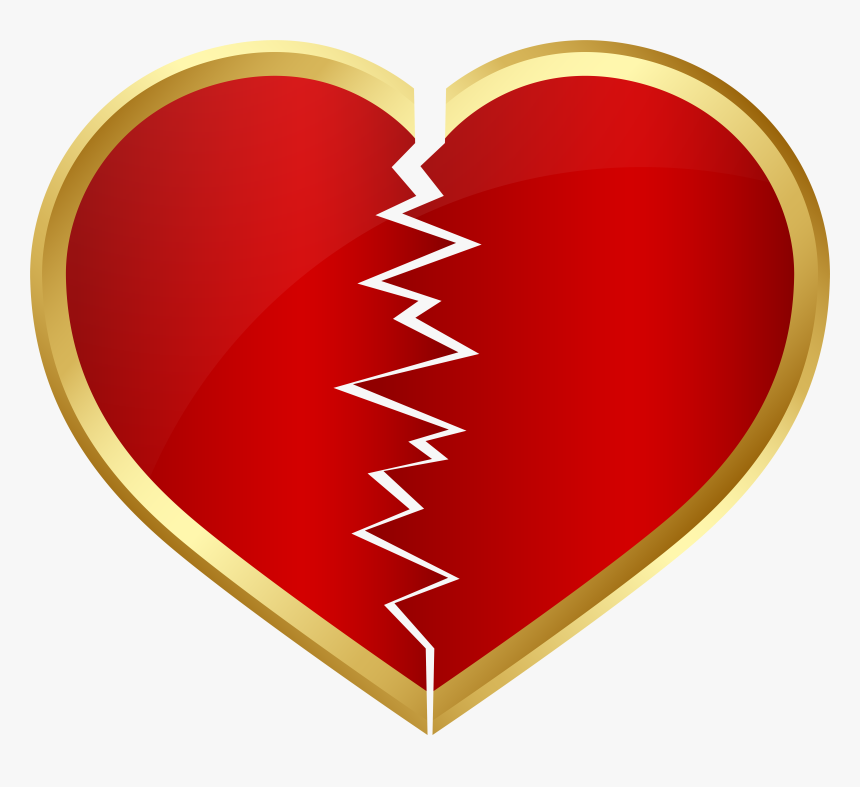 Broken Heart Transparent Clip Art Imageu200b Gallery, HD Png Download
