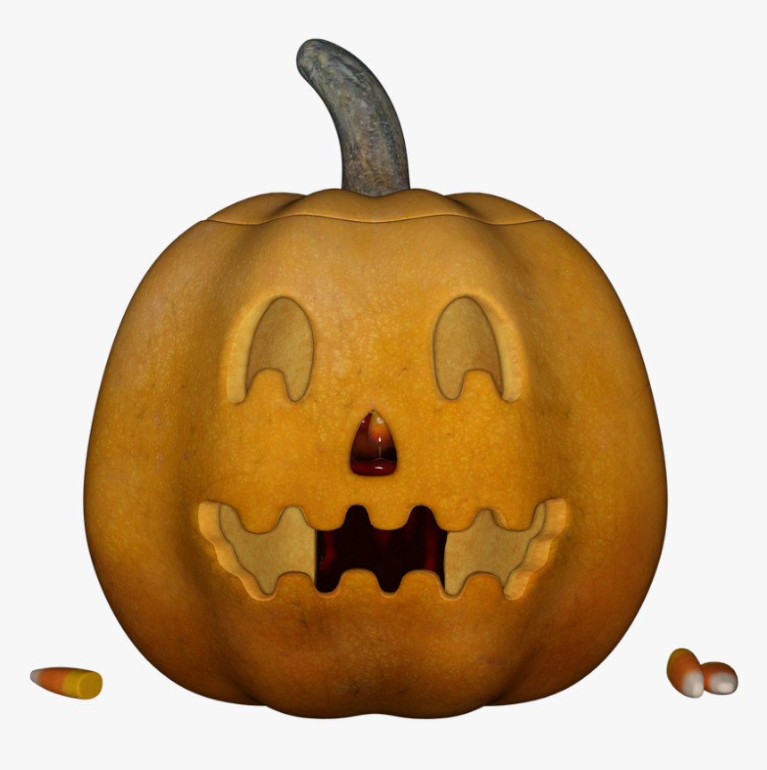 Halloweenkuerbis Halloween Pumpkin - Jack-o'-lantern, HD Png Download