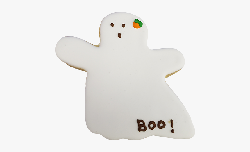 Ghost Cookie 
 Class - Gingerbread, HD Png Download