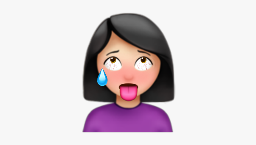 Ahegao Girl 😳🥵 - Cartoon, HD Png Download
