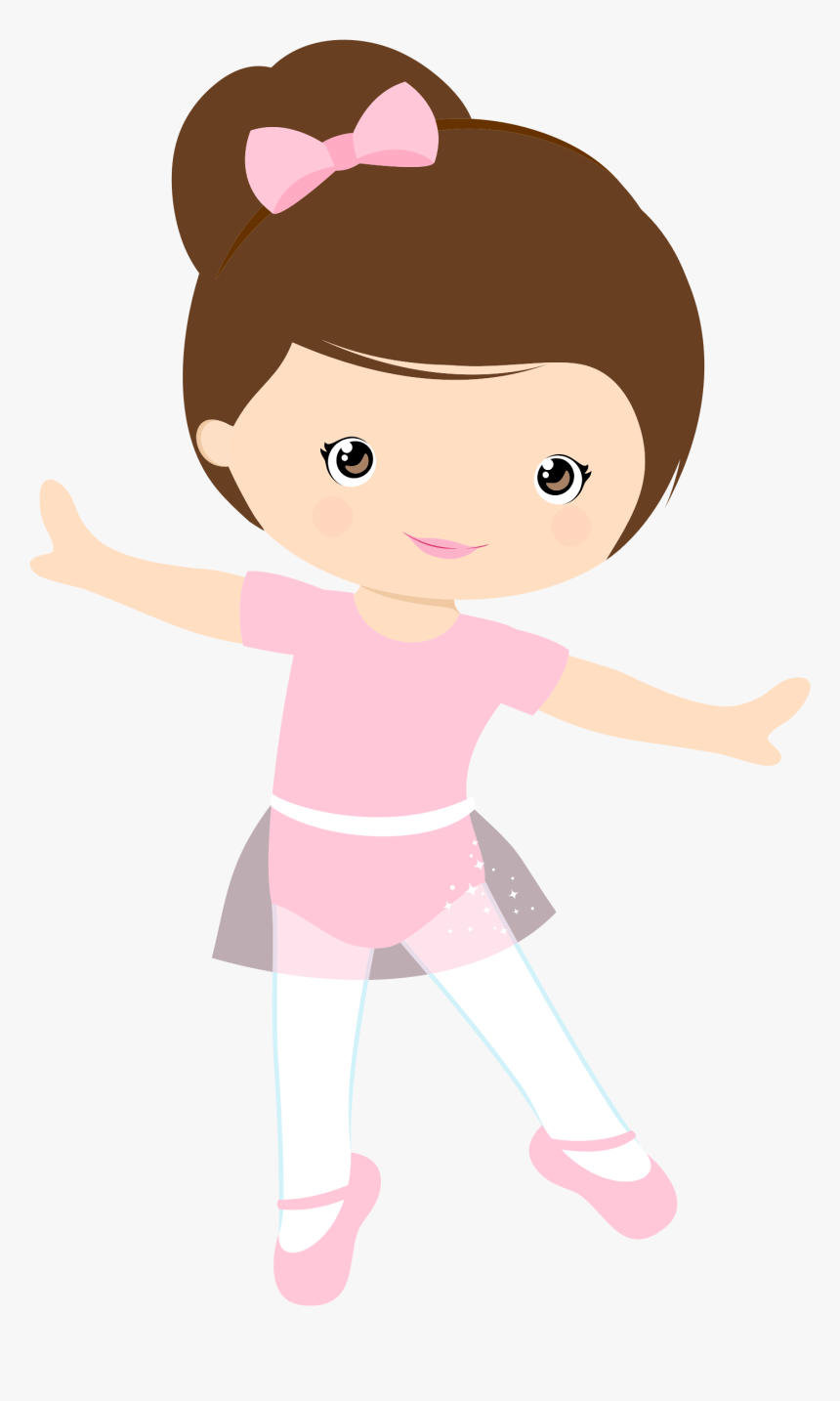Little Girl Dancing Clipart - Ballerina Girl Clipart, HD Png Download