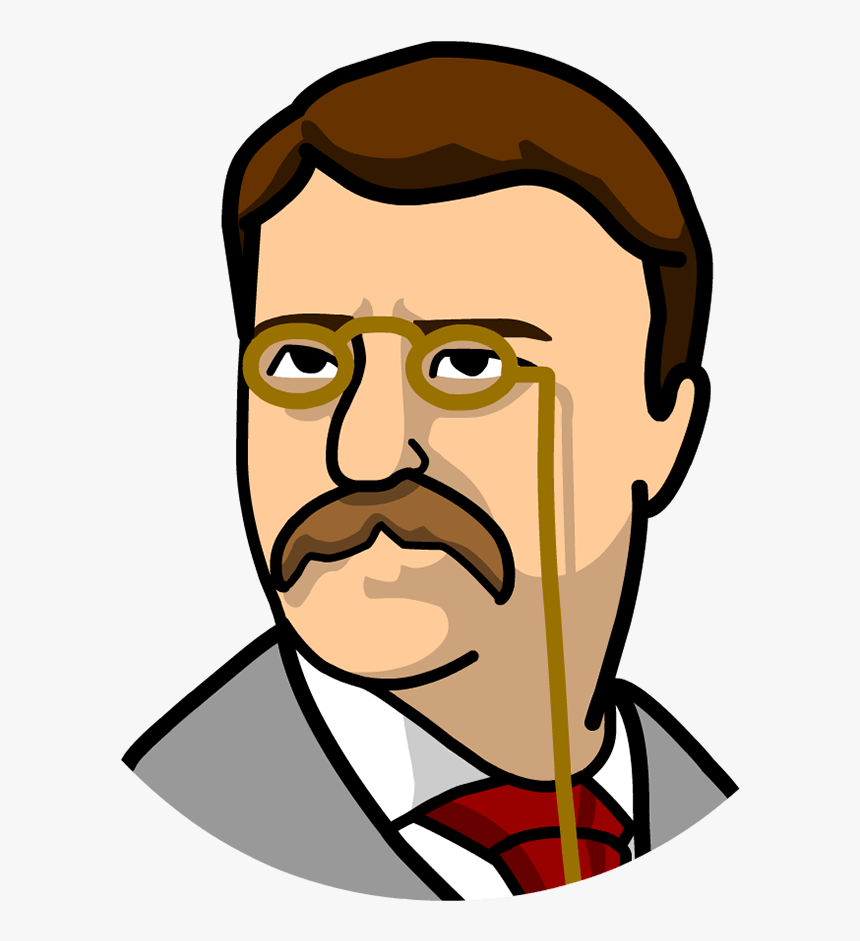 Transparent Malcolm X Png - Theodore Roosevelt Clip Art, Png Download