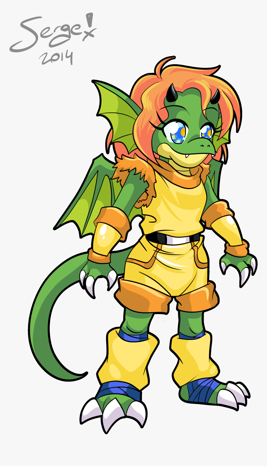 20141106 Talia Shorts And Dragon Face - Cartoon, HD Png Download