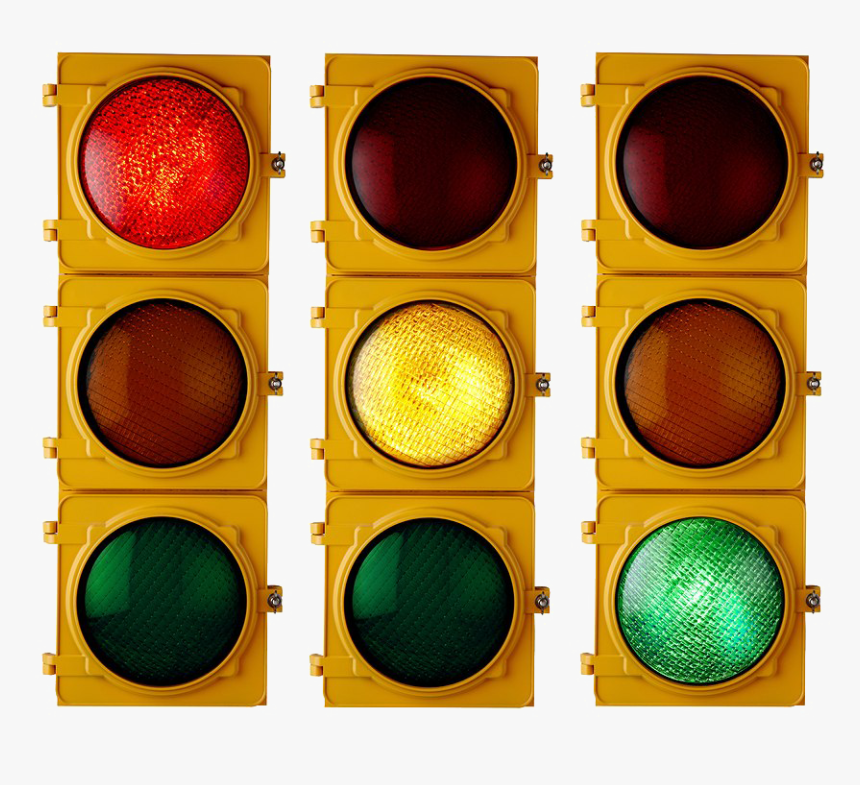 Stop Light Png Picture - Traffic Light Green Yellow Red, Transparent Png