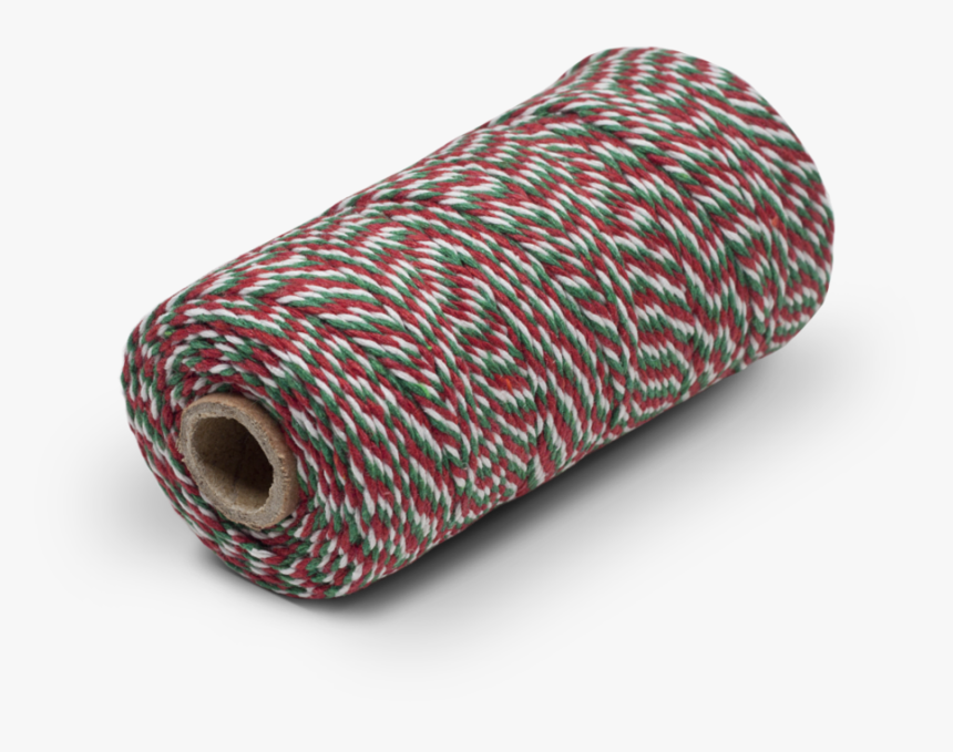 Bakers Twine 100% Cotton Christmas Red, Green & White - Thread, HD Png Download