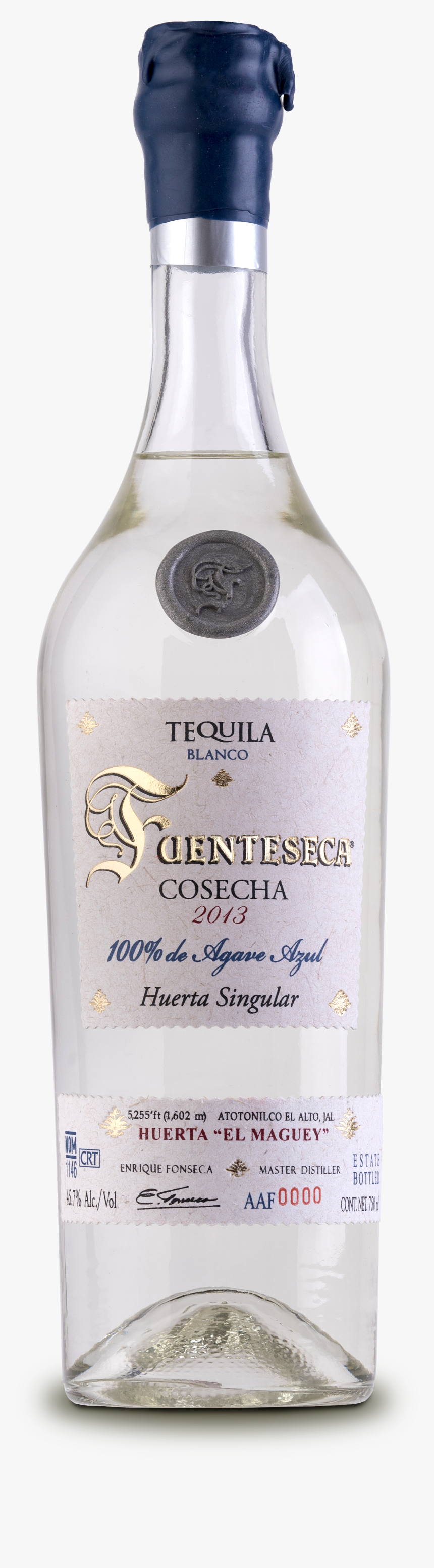 Tequila Png - Fuenteseca Cosecha Blanco Tequila, Transparent Png