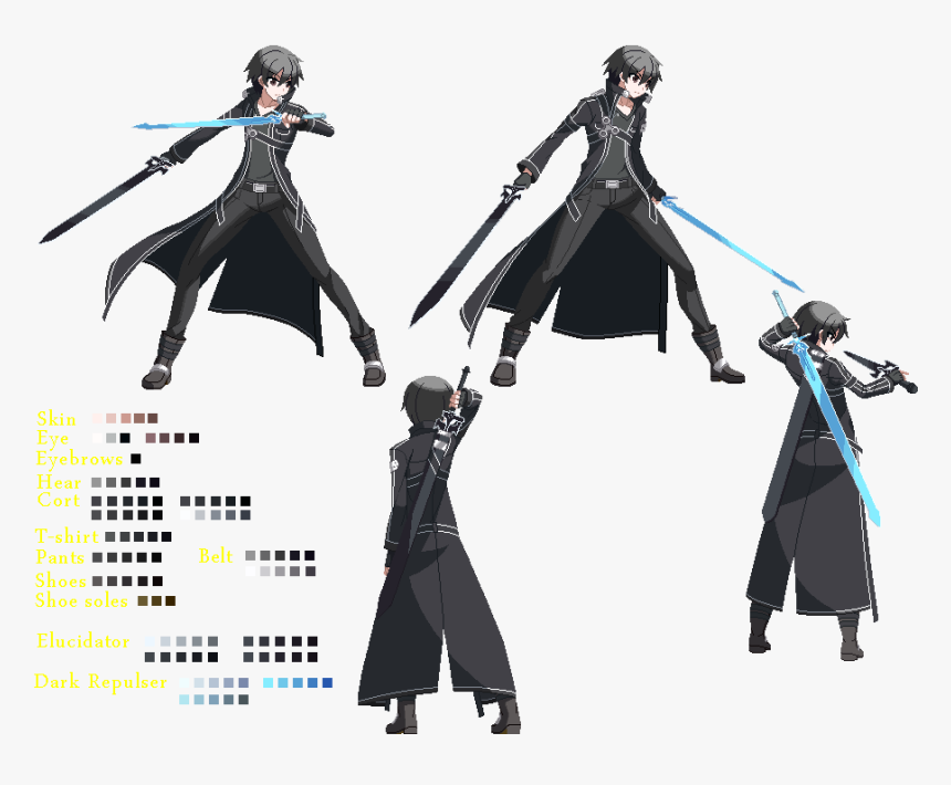 Kirito Sprite, HD Png Download