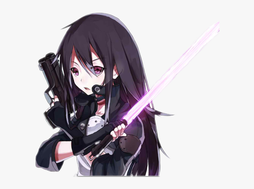 Kirito Ggo - Kirito En Gun Gale Online, HD Png Download
