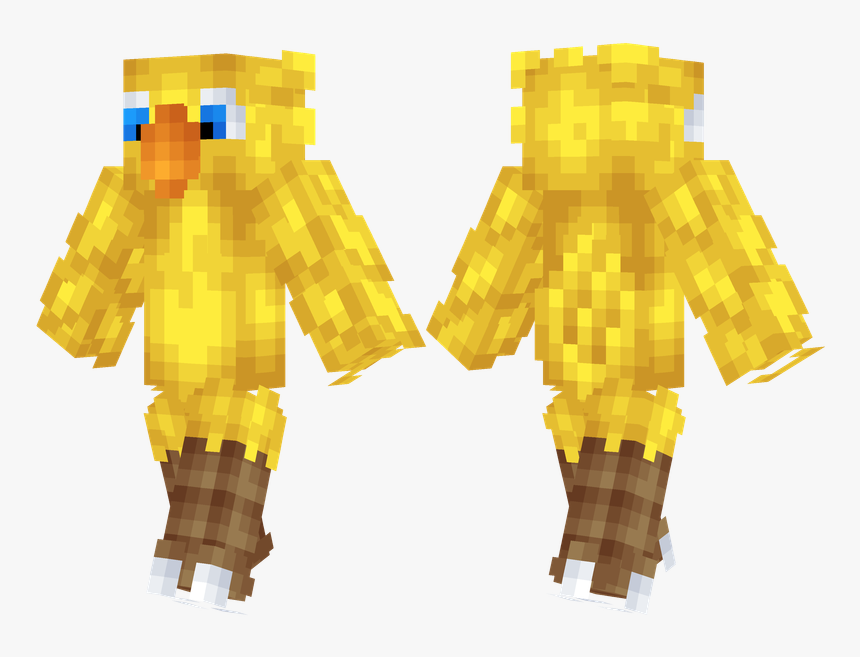 Chocobo Minecraft Skin, HD Png Download