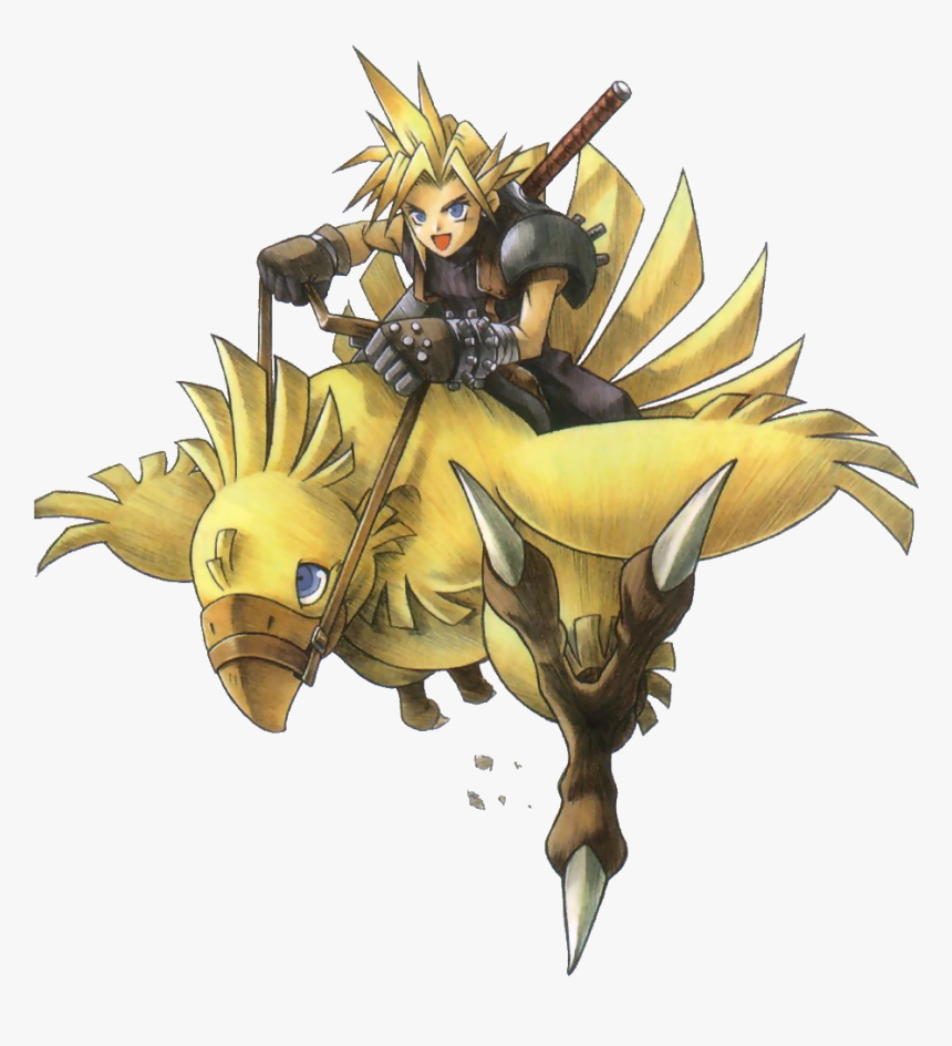 - D - Final Fantasy Vii Chocobo, HD Png Download