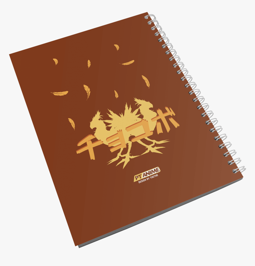 Caderno A Black Mage Chocobo Final Fantasy Loja Ptanime - Sketch Pad, HD Png Download
