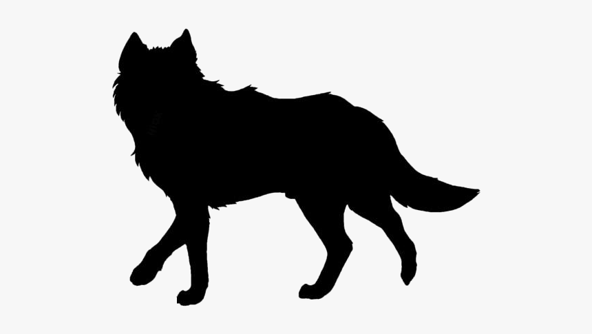 Transparent Wolf Silhouette, Clip Art - Schattenbild Pferd Mit Reiterin, HD Png Download