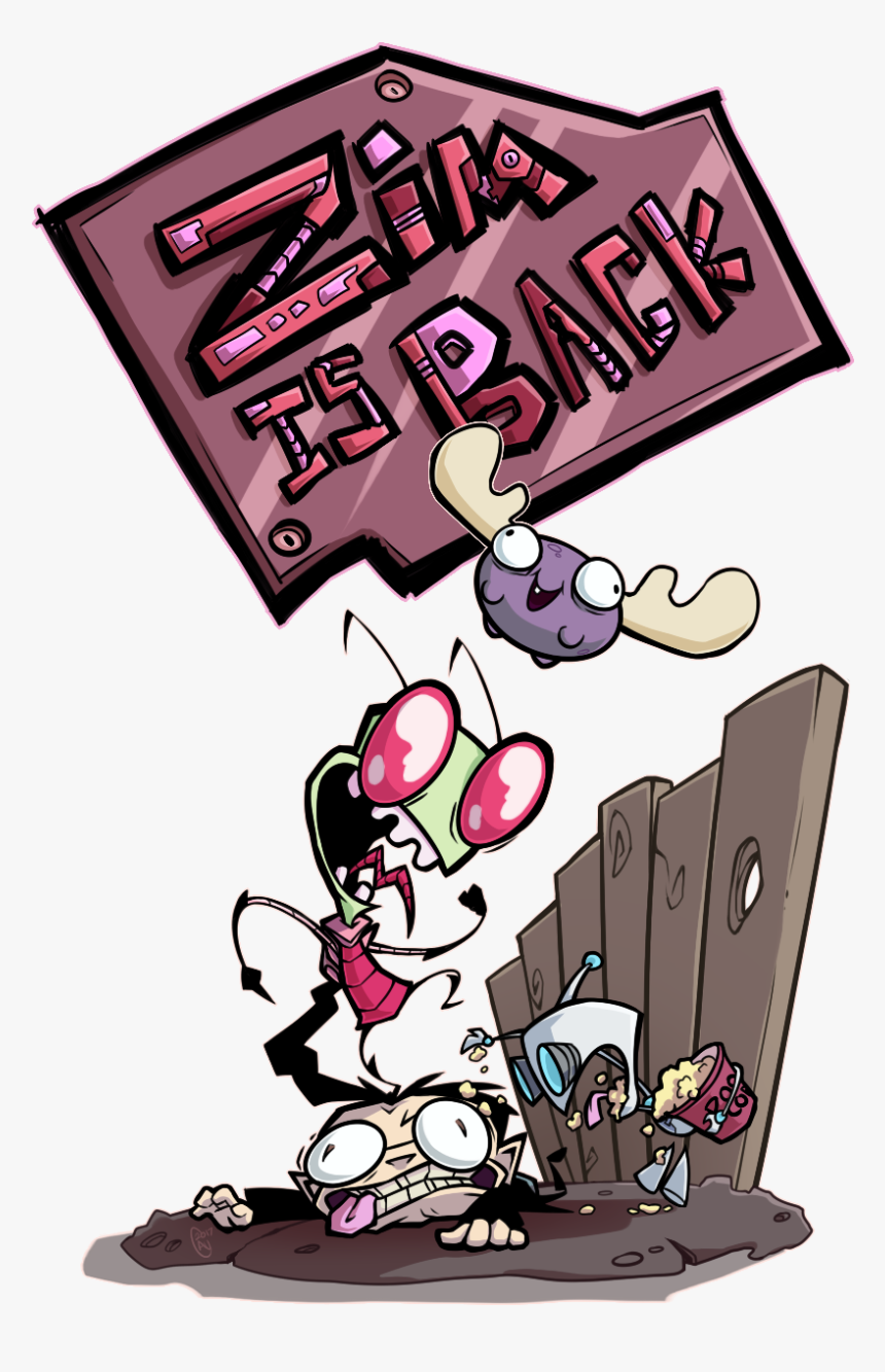 Cartoon Fictional Character - Invader Zim Dib Meme, HD Png Download