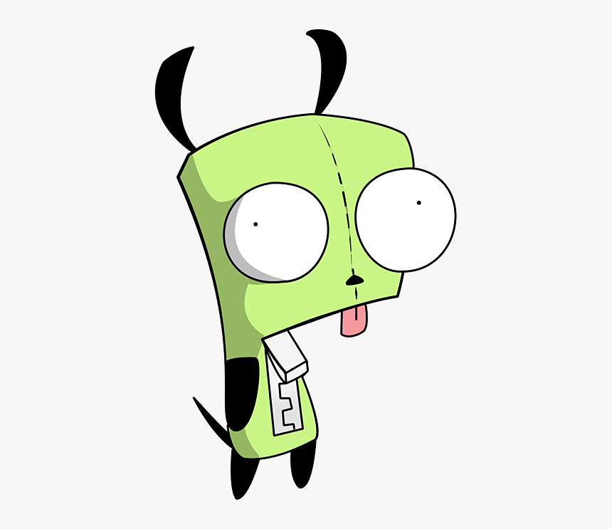 Gir From Nickelodeon Show, Invader Zim - Drawing, HD Png Download