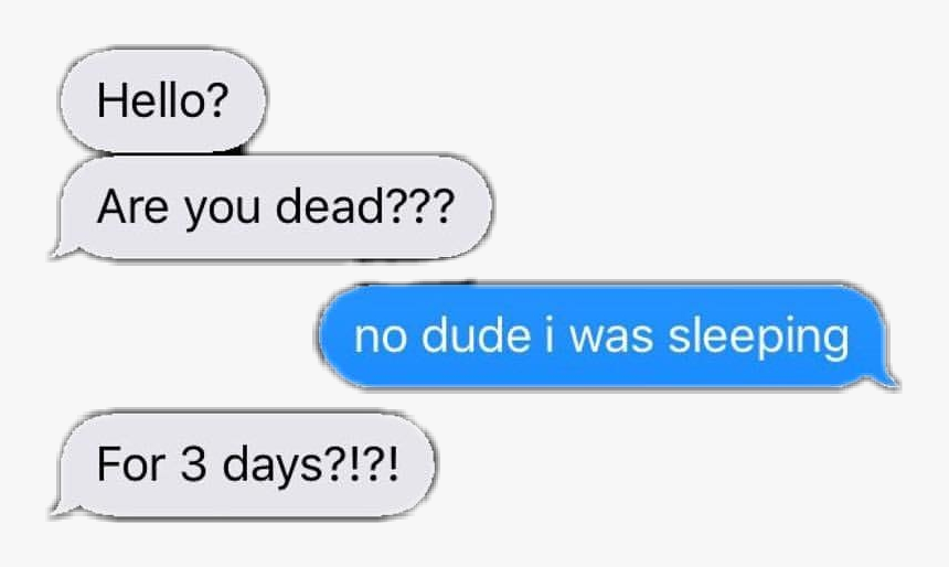 #text #message #aesthetic #pngs #sleep - Sawcon Them Nuts, Transparent Png