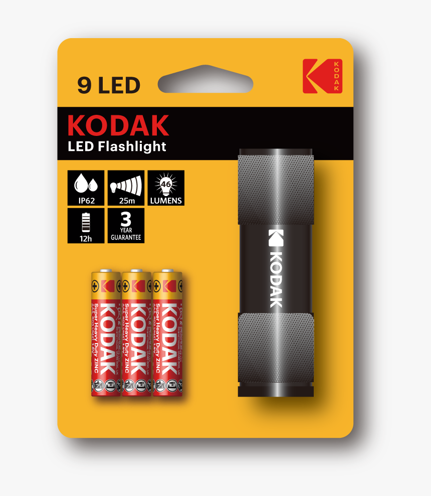 Flashlights - Kodak Super Heavy Duty Zinc, HD Png Download