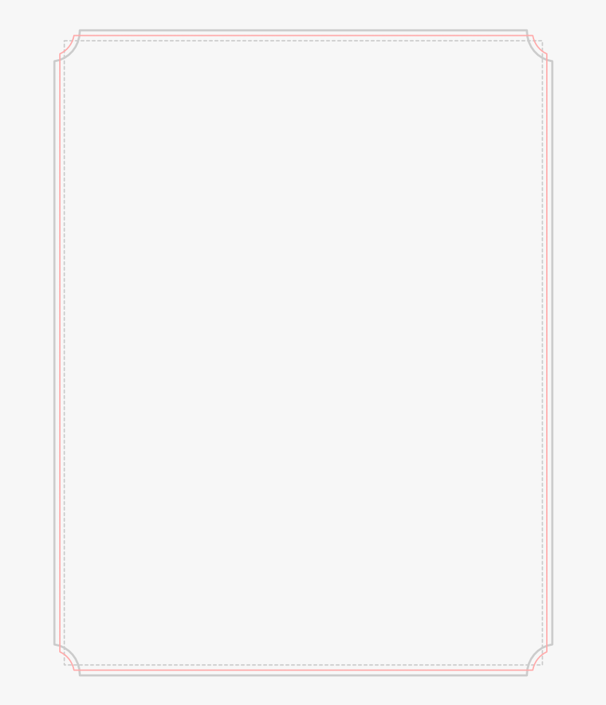Pink Scalloped Corner Border - Parallel, HD Png Download