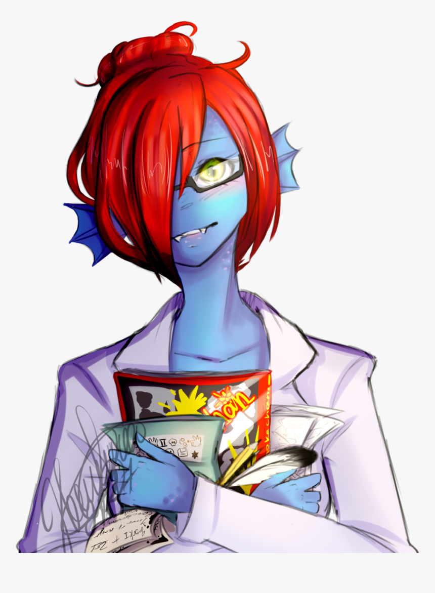 Well Heh, I Decided To Paint Swap Undyne I Can’t Even - Undertale Transparent Undyne Fanart, HD Png Download