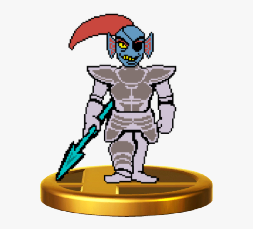 Undynetrophy - Smash Bros Lawl Beatdown Strong Mad Assist Trophy, HD Png Download