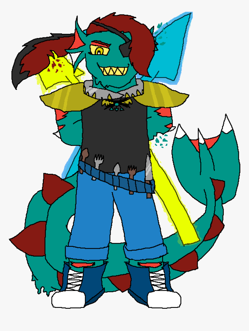 Transparent Undyne Png - Cartoon, Png Download