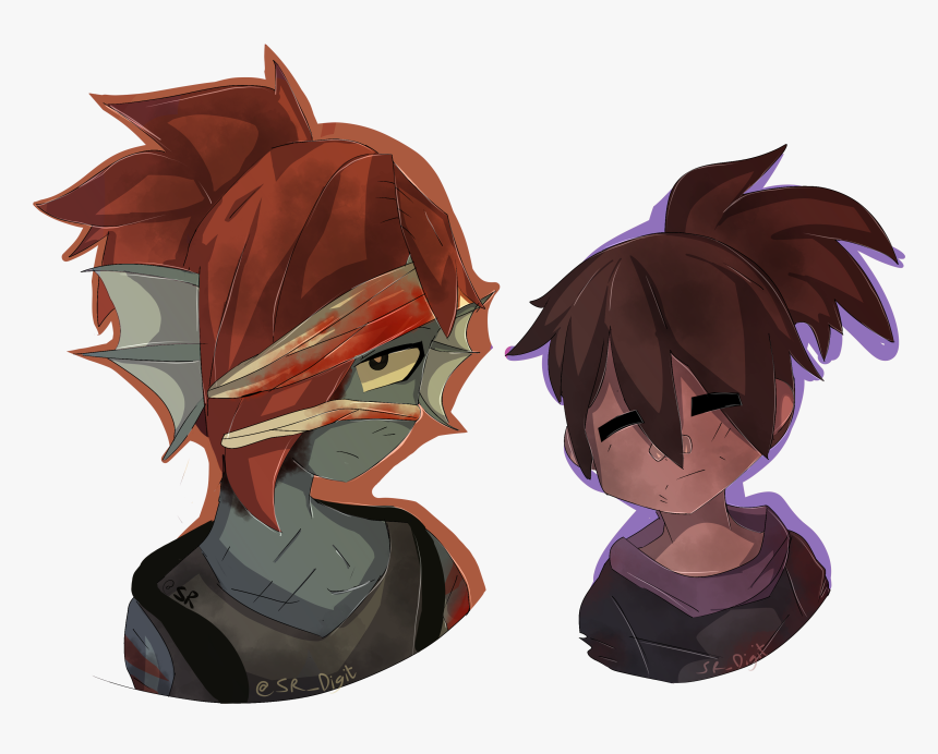 Gzombietale Frisk And Undyne - Gzombietale Frisk, HD Png Download