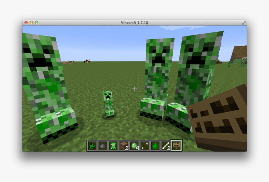 Welp, Here’s A Teeny Tiny Creeper For Y All - Minecraft Creeper, HD Png Download