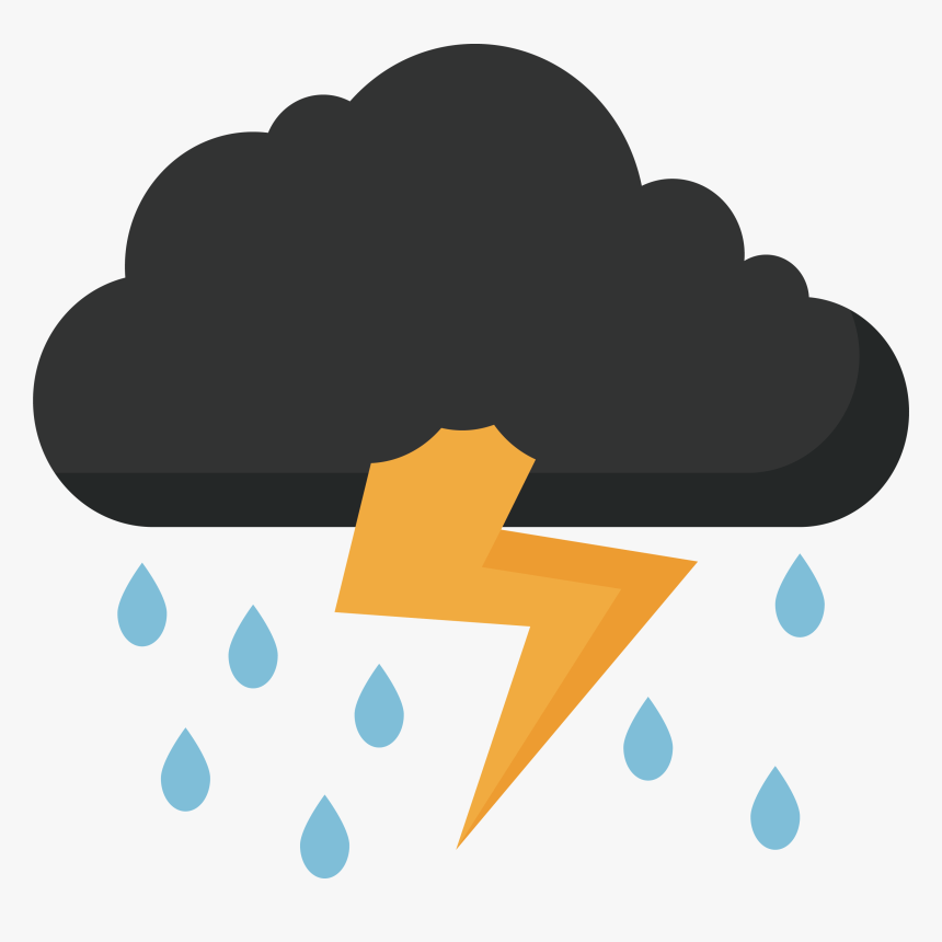 Lightning Best Hd Clipart Thunder Images Transparent Rain Cloud