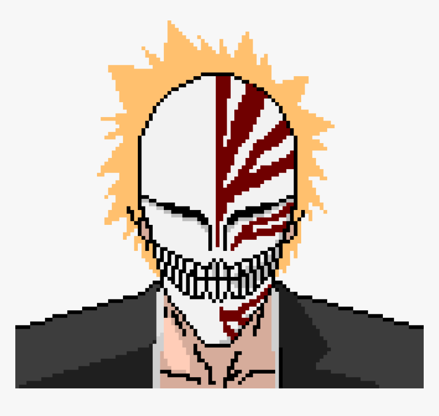 Ichigo Kurosaki Pixel Art, HD Png Download
