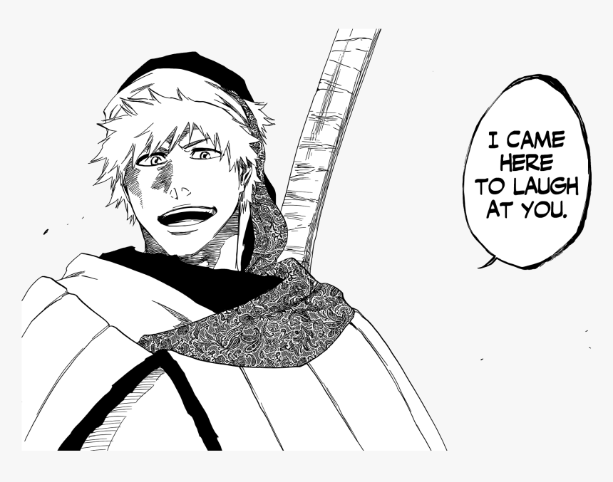 Collection Of Free Smirk Drawing Ichigo Download On - Show Me Pictures Of Ichigo To Trace, HD Png Download