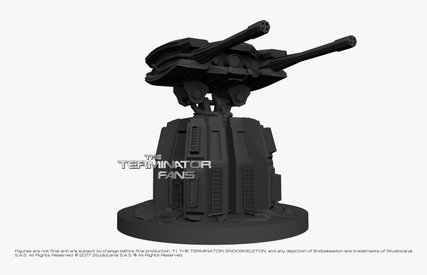 Skynet Mainframe Turret - Cannon, HD Png Download