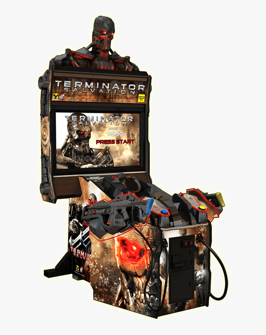 Terminator Salvation Cabinet - Terminator Salvation Arcade Cabinet, HD Png Download