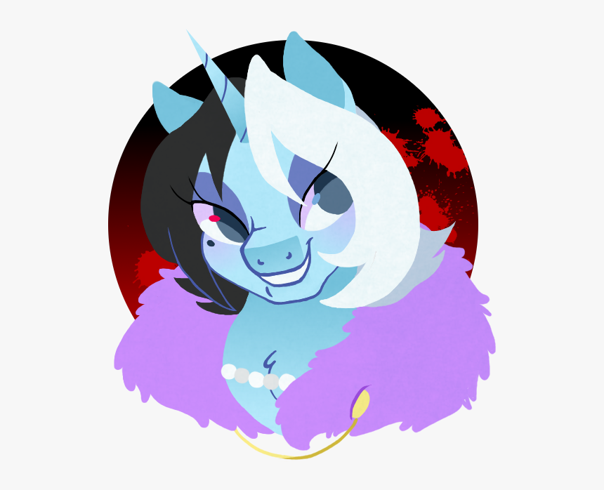 Yokokinawa, Blood, Bust, Female, Jewelry, Mare, Mole, - Cartoon, HD Png Download