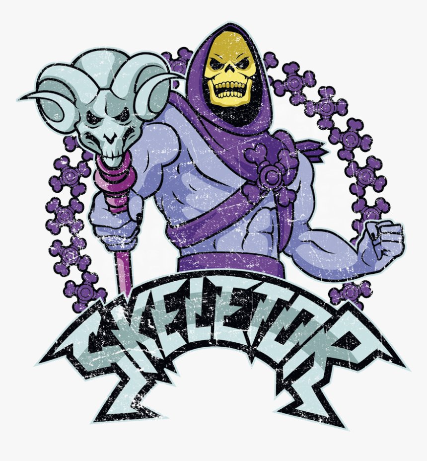 Transparent Skeletor Png - Skeleton Koszulka He Man, Png Download