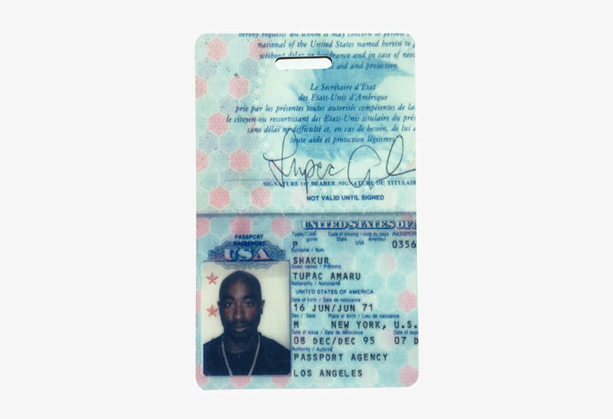 Tupac Passport, HD Png Download