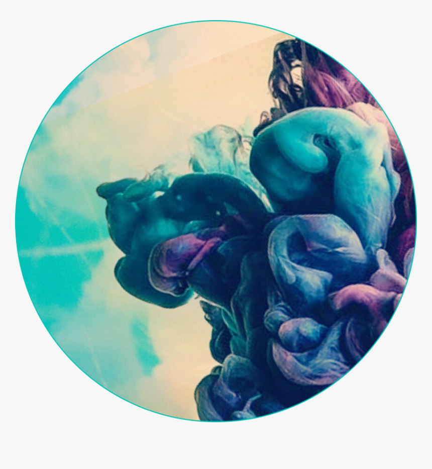 #aesthetic #sand #blue #sky #ink #water #splatter #purple - Visual Arts, HD Png Download