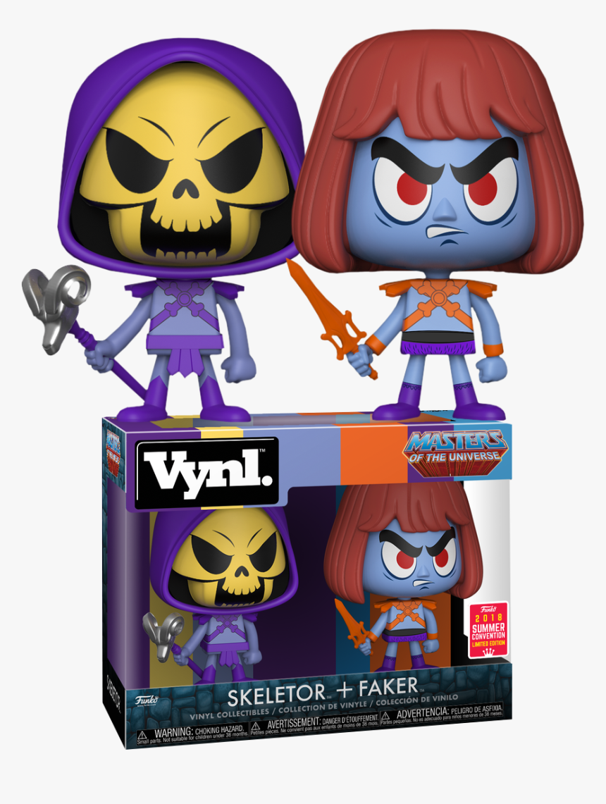 Vinyl Masters Of The Universe Skeletor Faker, HD Png Download