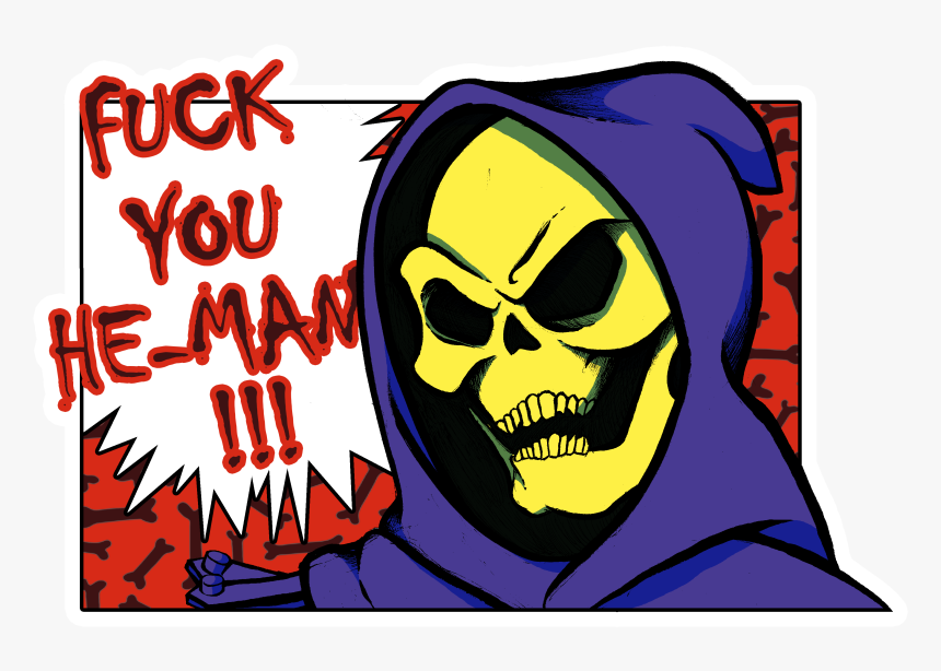 Skeletor, Drops The F-bomb - Skull, HD Png Download
