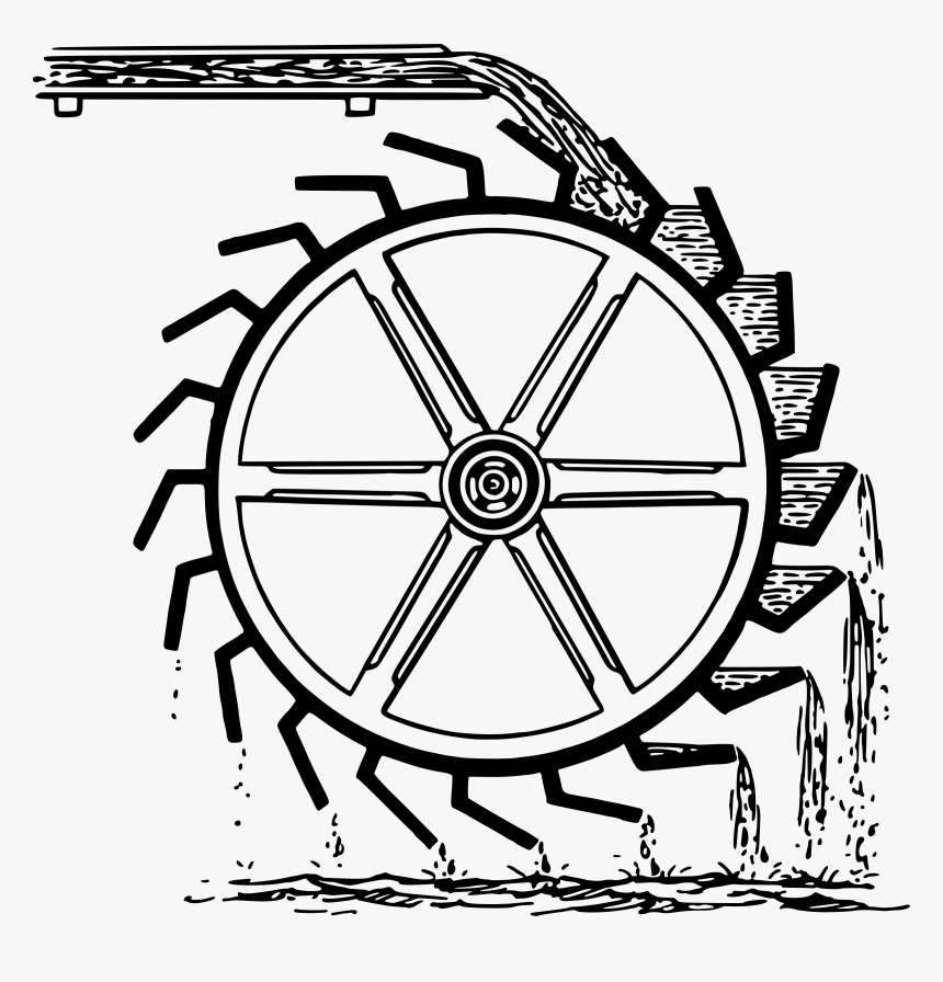 2400 X 2389 - Water Wheel Clipart, HD Png Download