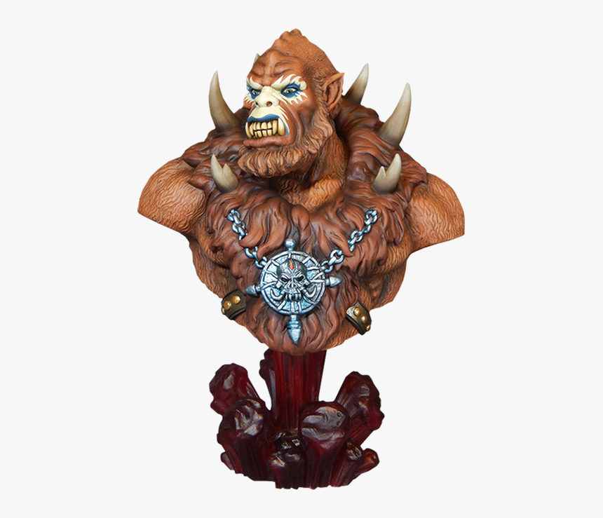 Beastman 1/4 Scale Bust By Tweeterhead - Camisetas Master Del Universo, HD Png Download