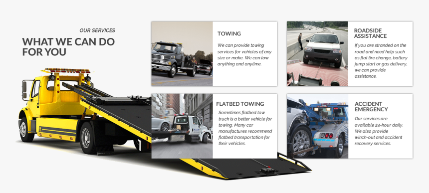 Home Services Block Flt - Towing Service, HD Png Download