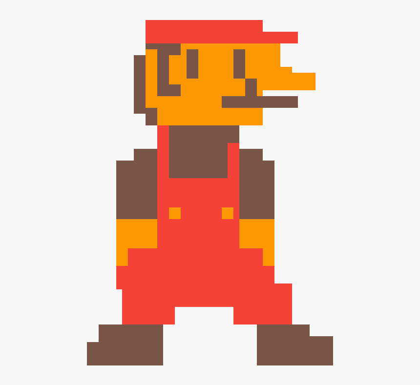 8 Bit Mario - Illustration, HD Png Download