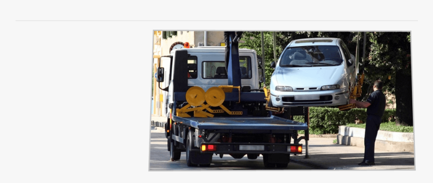 Towing A White Car - Roadside Service, HD Png Download